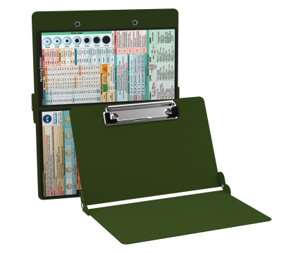 WhiteCoat Clipboard® - Army Green Nursing Edition